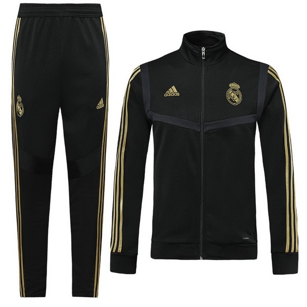 Chandal Del Niños Real Madrid 2019-2020 Amarillo Negro